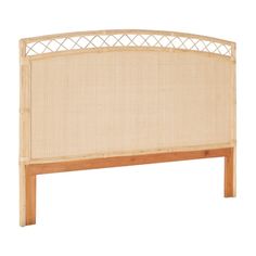 king headboard natural woven rattan peel arched Natural Headboard, Landing Area, Lag Bolts, Credenza Bar, Beach Place, Rattan Headboard, Living Room Console, Society Social, Standard Bed