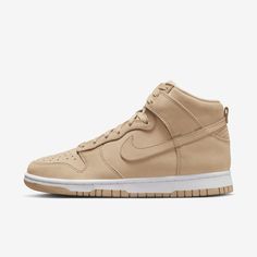 High Top Nike Shoes, Nike Dunk High Premium, Nike High Tops, Nike High, Nike Dunk High, Dunk High, Sneakers Mode, Latest Sneakers, White Trainers