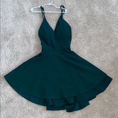 It Can Be A Homecoming Dress Or Just A Party Dress. It’s A Beautiful Green Color. Practically Brand New- It Was Worn Once. Green Homecoming Mini Dress, Green Mini Dress For Homecoming, Green Mini Length Homecoming Dress, Green Mini Dress For Prom Season, Green Mini Dress For Homecoming Party Season, Green Mini Dress For Homecoming Party, Green Mini Dress For Spring Homecoming, Green A-line Dress For Homecoming, Green Mini Dress For Cocktail And Prom Season