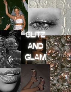 Bachelorette Party Themes Glitz And Glam Hen Do, Bachelorette Silver Theme, Glitz And Glam Aesthetic Party Decor, Glitz And Glam Bachelorette Party Black, Bachelorette Glitter Theme, Glitz And Glam Hens, Glitter And Glamour Party Decoration, Glitz Glam Bachelorette