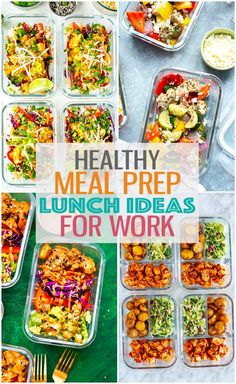 healthy meal prep lunch ideas for work