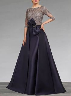 Two Piece A-Line Mother of the Bride Dress Fall Wedding Guest Dresses Plus Size Elegant Jewel Neck Tea Length Chiffon Lace Short Sleeve Jacket Dresses with Solid Color 2023 2023 - AU $255.89 Straight Wedding Dresses, Mother Of The Bride Dresses Long, Fall Wedding Guest Dress, Mother Wedding Dress, Dress Wedding Guest, Mob Dresses, Bohemian Wedding Dresses, Mother Of The Bride Dress