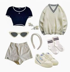 Fame Dr Wardrobe, Kpop Dr Practice Outfits, Shifting Dr Closet, Tennis Style Outfit, Kpop Practice Outfit Ideas, Fame Dr Clothes, Outifts Png Aesthetic, Casual Outfits Kpop, Tennis Outfits Practice