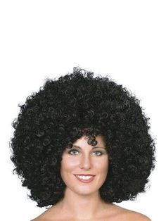 Unisex Afro Wig 70&apos;s Costumes Heat Resistant Synthetic Disco Wig Huge Afro, Large Afro, Makeup Looks Prom, Fancy Dress Wigs, Fancy Black Dress, Brown And Blonde, Mens Fancy Dress, 70's Disco, Big Afro