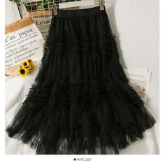 Materials: other Size: one size Color: black, white, apricot, purple, Khaki High Waist Skirt, Apricot, Waist Skirt, Tulle Skirt, High Waisted Skirt, High Waist, Black White, High Waisted, Skirt