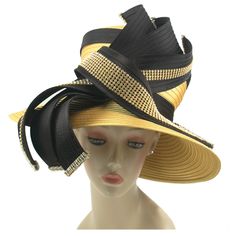 Stylish Womens Hats, Church Suits And Hats, Church Hat, Church Suits, Womens Hat, Elegant Hats, Hat Stands, Church Hats, Rhinestone Embellishments