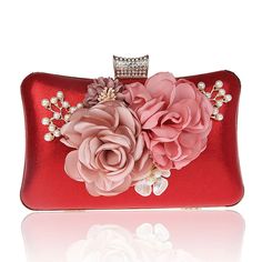 High Quality Flowers Evening Clutch Purse Wedding Bags – Luxy Moon Moon High Quality, Clutch Purse Wedding, Purse Wedding, Clutch Bag Wedding, Wedding Bags, Red Headband, Wedding Clutch, Gold Headband, Leather Floral