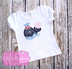 Girls Summer Monogram Whale Shirt - Baby Girl Beach Outfit – Lilly Pie Creations Baby Girl Beach Outfit, Summer Monogram, Cute Whale, Whale Shirt, Girl Beach