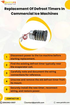 Defrost Timers in Commercial Ice Machines Ice Machine, Making Machine