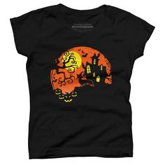 Channel your inner artist with the Dachshund Dog Halloween Party premium ring spun cotton graphic Girl's T Shirt created by lukesstore for Design By Humans. It's time to add a pop of color, a splash of humor, and a whole lot of creativity to your day with apparel designed by one of our global artists. We're here to help you find that perfect you style! Don't have a ruff Halloween. Grab this awesome design! Playful Black T-shirt For Fall, Playful Halloween T-shirt With Cartoon Print, Halloween Playful Short Sleeve T-shirt, Playful Short Sleeve T-shirt For Halloween, Playful Halloween T-shirt With Funny Print, Playful Black T-shirt With Screen Print, Black Themed T-shirt With Funny Print, Themed Black T-shirt With Funny Print, Fun Halloween Graphic Print T-shirt