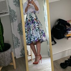 Reposhing This Item I Purchased From @Nellieb2020. Loved It, But Ready To Rotate For Something New. Questions? Leave A Comment Below! Hm Skirt, Women Skirts Midi, Leave A Comment, Floral Skirt, Something New, Midi Skirt, H&m, Womens Skirt, Size 6