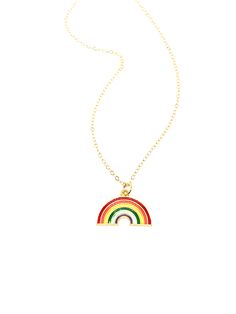 Handmade in Portland, Oregon. This will make the perfect gift! Or, definitely get it for yourself, I support that, too. MEASUREMENTS + MATERIALS - Necklace is about 16 inches long and is adjustable - Rainbow enamel charm is about 1 inch wide - Gold fill chain for sensitive skin (hypoallergenic) - Other styles available! WHAT PEOPLE SAY “Beautiful craftsmanship, these were for my mother in law, she loves them. I love supporting small businesses.” - Josh “ Love these earrings!! I get so many compl Hypoallergenic Enamel Jewelry As A Gift, Hypoallergenic Enamel Jewelry For Gifts, Personalized Enamel Jewelry For Everyday, Everyday Personalized Enamel Jewelry, Multicolor Enamel Charm Necklaces, Multicolor Hypoallergenic Necklace As A Gift, Multicolor Hypoallergenic Necklace For Gift, Hypoallergenic Multicolor Necklace Perfect As Gift, Hypoallergenic Multicolor Necklace For Gift