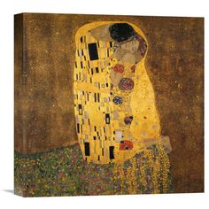 an image of a painting of a couple hugging