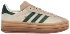 Tan Adidas, Adidas Gazelles, Denim Diesel, Adidas Gazelle Bold, Green Color Combinations, Gazelle Bold, Diesel Denim, Mens Boots Casual, Style Sportif