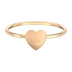 Dainty and fun gold heart on band wear it by itself or stacked, this eternity is a must, the perfect dainty statement eternity. Made in L. A. | Zoe Lev | 14k Gold Heart Ring  |  Maisonette collects the best children’s products from around the world (unlike Zulily, Etsy, The Tot, Farfetch Kids, Childrensalon, Crate and Kids, Kohls, Wayfair, Buy Buy Baby, Nordstroms, Mini Boden, J.Crew Factory, or PotteryBarn Kids), creating a curated shopping experience for you. Think of us as your shortcut to fa Everyday Stackable Rings For Valentine's Day, Stackable Rose Gold Heart Ring Fine Jewelry, Rose Gold Stackable Heart Ring In Fine Jewelry Style, Dainty Stackable White Gold Heart Ring, Dainty Stackable Heart Ring In White Gold, Fine Jewelry Yellow Gold Stackable Heart Rings, Dainty White Gold Stackable Heart Ring, Elegant Everyday Stackable Heart Ring, Everyday Yellow Gold Heart Ring