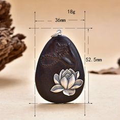 Celtic Knot Pendant, Lotus Pendant, Pendant Ring, Bracelet Pendant, Flower Charm Necklace, Wood Pendant, Pendant Rings, Flower Charm, Pendant Bracelet