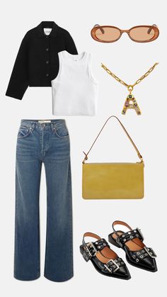 Outfit For Spring, Pants And Top, Design Moda, Outfit Inspo Summer, Outfit Layout, City Outfits, Chic Outfit, Lookbook Outfits, Cute Casual Outfits