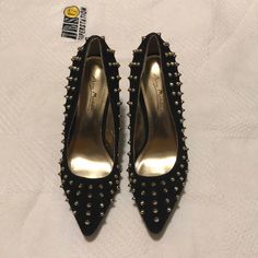 Anne Michelle Heels Pumps! Has Gold Spikes Throughout. The Bomb Digity The Bomb, Heels Pumps, Shoes Women, Pumps Heels, Shoes Women Heels, Shoes Heels, Pumps, Women Shoes, Heels