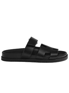 Gender: Women   Brand: HERMES   Product Name: Chypre Calfskin Sandals Black   Bags Alora Code: 72760934   Color: black   Composition: Calfskin Leather   Origin: Italy   Features:  Flat Heels Rubber Sole    Designer Style ID H222100Z 02 Flat Heels, Timeless Handbag, Global Style, Luxe Fashion, Sandals Black, Designer Style, Bags Designer Fashion, Black Bag, Exclusive Bag