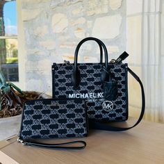 Guaranteed Authentic Brand New With Tags Attached Navy Handbag, Michael Kors Backpack, Michael Kors Mercer, Michael Kors Satchel, Michael Kors Tote Bags, Black Satchel, Black Leather Satchel, Bags Michael Kors, Hair Ponytail