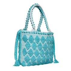 Vibrant and incredibly capable, our Medium Signature Wanderlust tote has the space and strength to carry all of your essentials within its colorful confines. This tote is completed with an interior zipper pocket for safe easy storage and soft sho... Carryall Tote, Odds And Ends, Carry All Bag, Woven Cotton, White Patterns, The Space, Cotton Weaving, Natural Cotton, Running Errands