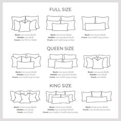 the instructions for how to make pillows