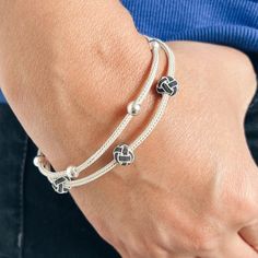 Sterling Silver Braided Bracelet With Silver Clasp Gift, White Gold Sterling Silver Braided Bracelet For Gifts, White Gold Sterling Silver Braided Bracelet As Gift, Silver Jubilee Braided Bracelet As Gift, White Gold Jubilee Braided Bracelet As A Gift, Silver Braided Bracelet As Gift, Sterling Silver Braided Bangle Bracelet As Gift, Silver Braided Bangle Bracelet For Friendship, Sterling Silver Jubilee Bracelet For Friendship