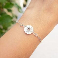 "Dainty silver adjustable Compass Bracelet with sterling silver chain that features a compass charm floating freely in the centre.  The compass never points in the same direction making it the perfect travel gift for those who love to go on adventures and ask \"Where to next?\". This piece has been illustrated, designed and hand-finished by Cassie in her Suffolk studio and is totally unique to Cassiopi. COMPASS *  Made from quality jewellers brass plated in the UK with a very thick layer of 99.9 Compass Necklace Silver, Where To Next, Wanderlust Jewelry, Travel Necklace, Compass Bracelet, Compass Design, Floating Necklace, Compass Pendant, The Compass