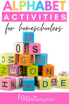 the alphabet activities for homeschoolers