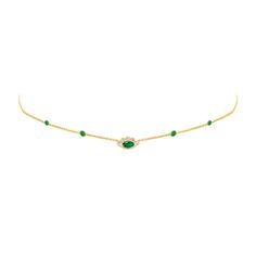 14k gold choker necklace with marquis cut center emerald angel eye center with four round bezel set emeralds (.80ct total weight). One of our best selling classics, now with a sacred twist. Carry a reminder of your own guardian angel, protecting and guiding you. Chain length is available in 14-15-16". Fine Jewelry Green Marquise Necklaces, Elegant Green Marquise Necklace, Classic Marquise Jewelry For May Birthstone, Classic Marquise May Birthstone Jewelry, 14k Gold Choker Necklace, Logan Hollowell, Bezel Bracelet, Eye Center, Angel Eye