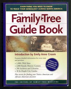 the family tree guide book is shown