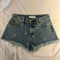 Never Worn, Perfect Condition Rise Festival, Pacsun Shorts, Vintage Denim Shorts, Mom Denim, Pacsun Jeans, Festival Shorts, Jean Short, Mom Shorts, Distressed Denim Shorts