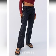 Nwt-Bdg Urban Outfitters Eliana Bootcut Cargo Pants Size 16. Please View Pictures For Approximate Measurements And Length 43", Inseam 31". St/Gy Fitted Cargo Style Y2k Bottoms, Fitted Y2k Cargo Bottoms, Fitted Y2k Cargo Style Bottoms, Y2k Fitted Cargo Bottoms, Y2k Style Straight Pants, Y2k Fitted Straight Leg Cargo Pants, Fitted Y2k Cargo Pants, Y2k Fitted Cargo Style Pants, Cargo Pocket Bottoms For Night Out In Spring