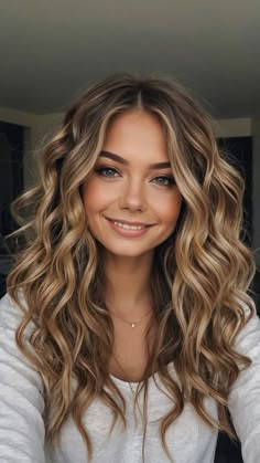 Explore must-try fall hair color trends for blondes in 2024 for a stunning look. 🍁✨ #FallHairColors #BlondeHairTrends #AutumnBlonde #BlondeInspo #SeasonalHair #ChicBlondeStyles #WarmBlondeShades #HairColorIdeas #FallBeauty #BlondeTransformation Curly Hair Color Ideas, Curly Hair Color, Natural Curly Hair Cuts, Highlights Curly Hair, Brown Curly Hair, Fall Hair Color Trends, Curly Hair Photos