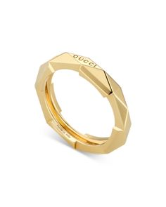 Gucci 18K Yellow Gold Link To Love Stud Ring