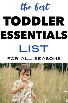 the best toddler essentials list for all seasons