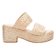 Braided raffia adds organic texture to this espadrille-inspired sandal raised on a walkable block heel and a lightly cushioned foot bed. $48.00 Affordable Zara Sandals For Vacation, Spring Denim, Denim Essentials, Athletic Sandals, Casual High Heels, Espadrilles Platform, Platform Block Heels, Sport Sandals, Casual Sandals