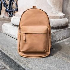 The Classic Backpack comes in suede color options, Vintage Cognac and Vintage Blue as well as our full grain leather options. They make a great, colorful and more casual alternative to the darker, more serious browns and blacks. Classic Everyday Backpack With Waxed Finish, Cognac Leather Backpack For Travel, Cognac Soft Leather Backpack For Travel, Casual Brown Leather Backpack With Leather Lining, Brown Casual Leather Backpack For Travel, Casual Brown Leather Backpack For Travel, Brown Soft Leather Backpack For School, Brown Soft Leather School Backpack, Casual Leather Backpack With Waxed Finish