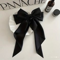 Elegant Chic Decorative Hair Accessory For Festival Party , Ideal Choice For Gifts Luxury Elegant Bow For Business, Simpul Pita, Ribbon Hair Clip, Red Hair Accessories, Retro Headband, Headwear Fashion, Black Hair Bows, Bow Ponytail, Hair Accessories Clips