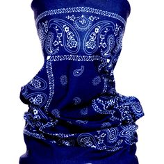 Stay Safe And Protected And Stylish In These Bandanna Facemask! These Mask Or Fit To The Ear For Your Comfort And Are Multifunctional. New Never Used In Original Packaging. Bandana Clothes, Blue Bandana, The Ear, Face Coverings, Stay Safe, Face Masks, Blue Man, Bears, Face Mask