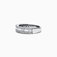 Effy Classique 14K White Gold Diamond Ring, 0.73 TCW 14k White Gold Diamond Ring, Gold Diamond Ring, White Gold Diamond Rings, Bling Bling, White Gold Diamonds, Class Ring, Gold Diamond, Diamond Ring, White Gold