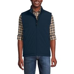 Enjoy the versatile style and constant comfort of this Men's Lands' End Commuter Refined Non-Quilted Vest. Click on this MEN'S GUIDE to find the perfect fit and more! Enjoy the versatile style and constant comfort of this Men's Lands' End Commuter Refined Non-Quilted Vest. Click on this MEN'S GUIDE to find the perfect fit and more! FEATURES Stand collar Zipper closure Midweight 2 inseam pockets with zipper closure at front sides Waterproof WindproofFIT & SIZING 27-in. lengthFABRIC & CARE Polyest Quilted Vest, Outerwear Coats, Versatile Style, Lands End, Stand Collar, Fabric Care, Coats Jackets, Perfect Fit, Mens Outfits