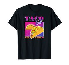 Taco Bell 90's Throwback T-Shirt 90s Throwback, Taco Bell, Tacos, T Shirt