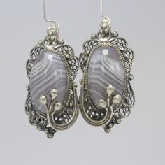 "Armenian Natural Lace Agate Silver jewelry Set - Vintage Style Ring Earrings Pendant, Agate Woman's Jewelry, Crystal Gemstone Jewelry Set Author's design Handmade Agate is unique. No other precious, semi-precious or ornamental stone can boast of such a number of types, species, subspecies and families. At the same time, any agate pleases the eye, warms the soul, captivates the mind. Ahates - Greek for \"happy\" Colored stones are still considered a successful find - what can we say about the ti Vine Jewelry, Armenian Jewelry, Lace Agate Stone, Silver Jewelry Set, Vintage Style Rings, Colored Stones, Silver Jewellery Sets, Quartz Jewelry, Earrings Pendant