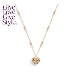 in stock Coach Necklace With Adjustable Chain For Gift, Coach Necklace With Adjustable Chain As Gift, Coach Gold Jewelry For Anniversary, Gold Coach Jewelry For Anniversary, Elegant Coach Necklace For Gift, Coach Heart-shaped Gold Jewelry, Coach Gold Heart-shaped Jewelry, Coach Heart Charm Heart Jewelry, Coach Heart Charm Jewelry