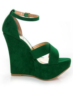 <3 Green Open Toe Wedge Sandals For Party, Chic Green Open Toe Wedge Sandals, Green Platform Wedge Heel Sandals, Chic Green Open Heel Wedge Sandals, Chic Green Wedge Sandals With Open Heel, Green Open Heel Wedge Sandals For Party, Green Platform Wedge Sandals With Open Heel, Green Wedge Heel Sandals For Party, Green Ankle Strap Wedge Sandals For Party