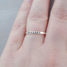 Bookish Ring in Sterling Silver Book Lover Literary Gift Secret Handshake, Starting A Book, Minimalist Beauty, Stacked Necklaces, Gifts For Bookworms, Let's Talk About, Let's Talk, Book Aesthetic, Book Lover