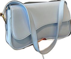 Light Blue Rectangular Office Shoulder Bag, Blue Rectangular Shoulder Bag For Office, Light Blue Rectangular Bag, Blue Office Shoulder Bag With Phone Pocket, Light Blue Shoulder Bag For Daily Use, Light Blue Satchel Shoulder Bag For Daily Use, Light Blue Large Capacity Shoulder Bag, Large Capacity Light Blue Shoulder Bag, Trendy Light Blue Shoulder Bag