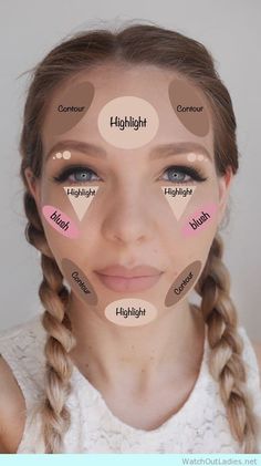 Contour Tricks, Teen Makeup, Easy Contouring, Makeup Contouring, Contouring Makeup, Mekap Mata, Teenager Makeup, Makeup Tip, Smink Inspiration