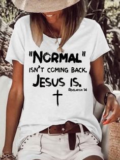 Letter Cotton Blends Crew Neck T-Shirts is fashionable and cheap, come to Lilicloth to find out about the Clothing Happy Kids Quotes, Keeping Faith, Apparel Business, Vinyl Shop, Jesus Clothes, Christian Shirts Designs, Christian Merch, God Heals, Cross Crafts